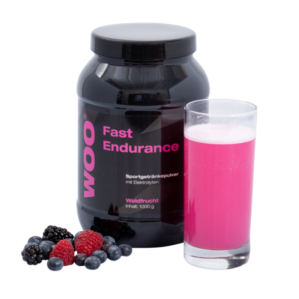 Getr&auml;nk WOO Fast Endurance  waldfrucht 1000g