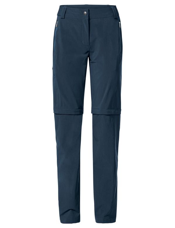 VAUDE Women's Farley Stretch ZO T-Zip Pants II dark sea Gr&ouml;&szlig; 36-Short