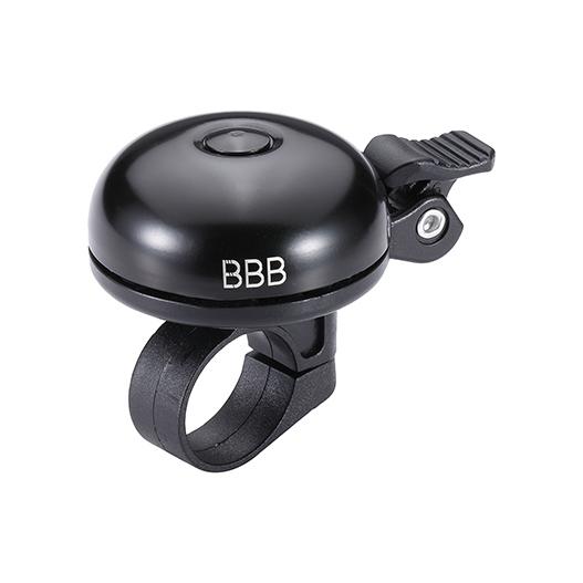 BBB Glocke E-Bike &Oslash;45mm Alu schwarz mattmit Klemmung &Oslash;22.2mm, max. 88 Decibel