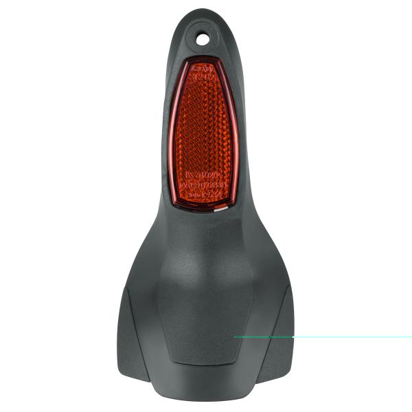 SKS Reflektorspoiler 53mm mit Befestigungsteilen schwarz 