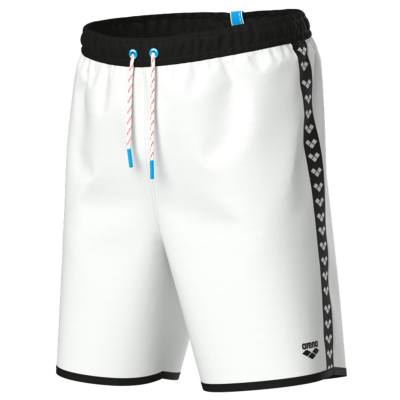 Arena M Icons Team Stripe Unisex Bermuda M white/black/white Herren Produktbild 1