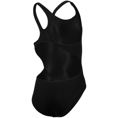 Arena G Team Swimsuit Swim Tech Solid 140 black/white M&auml;dchen Produktbild 2