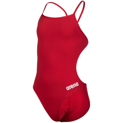 Arena G Team Swimsuit Challenge Solid 140 red/white M&auml;dchen Produktbild 1