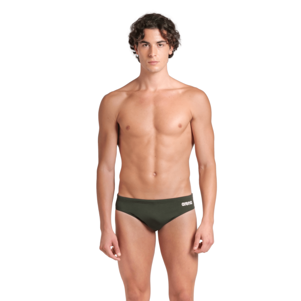 Arena M Team Swim Briefs Solid D 7 dark sage/white Herren
