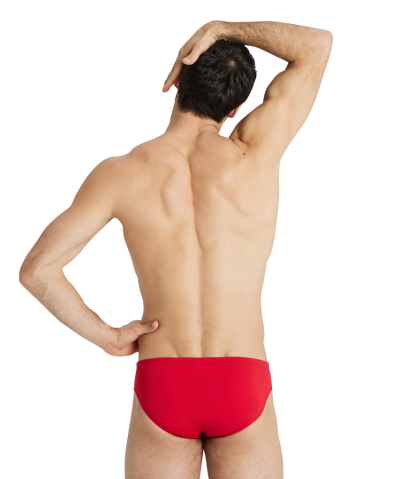 Arena M Team Swim Briefs Solid D 2 red/white Herren Produktbild 3