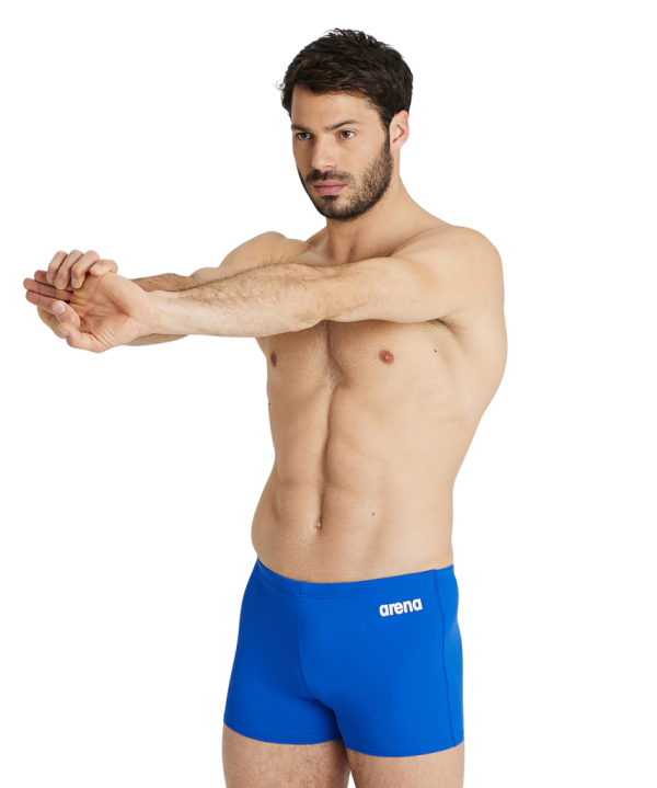 Arena M Team Swim Short Solid D 4 royal/white Herren