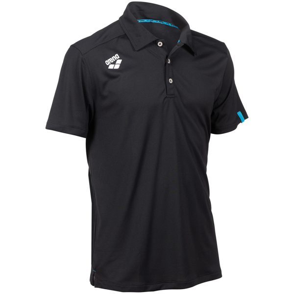 Arena Team Poloshirt Solid M black Unisex