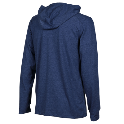 Arena Team Hooded Long Sleeve T-Shirt Panel L navy heather Unisex Produktbild 1