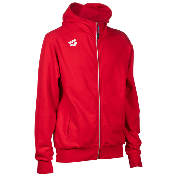 Arena Team Hooded Jacket Panel XS red Unisex
