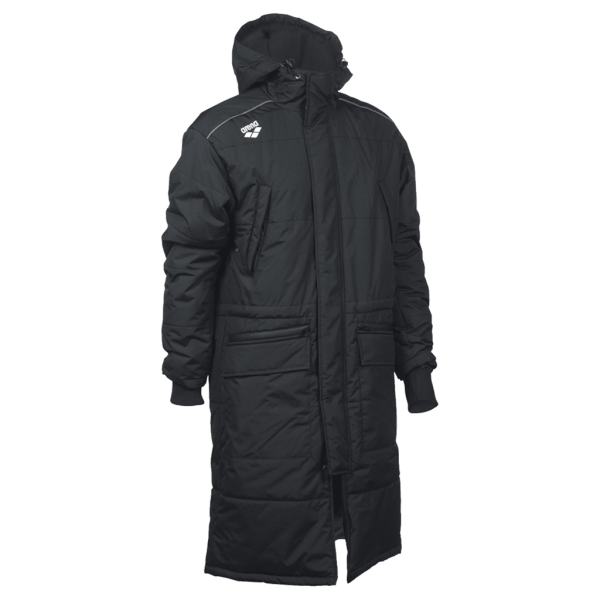 Arena Team Parka Solid L asphalt Unisex