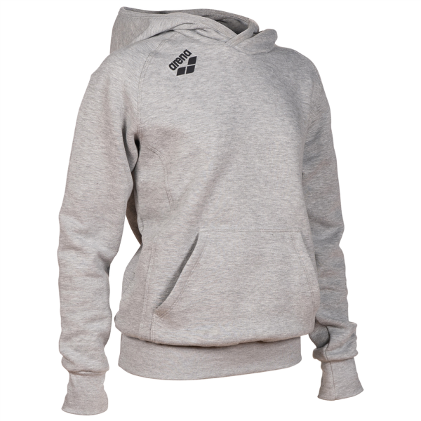 Arena Jr Team Hooded Sweat Panel 164 medium grey heather Unisex
