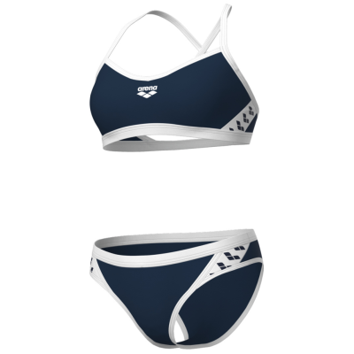 Arena W Arena Icons Bikini Cross Back Solid D 34 navy/white Damen Produktbild 1