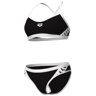 Arena W Arena Icons Bikini Cross Back Solid D 38 black/white Damen Produktbild 1