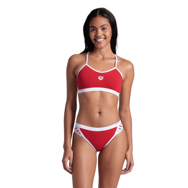 Arena W Arena Icons Bikini Cross Back Solid D 32 red/white Damen
