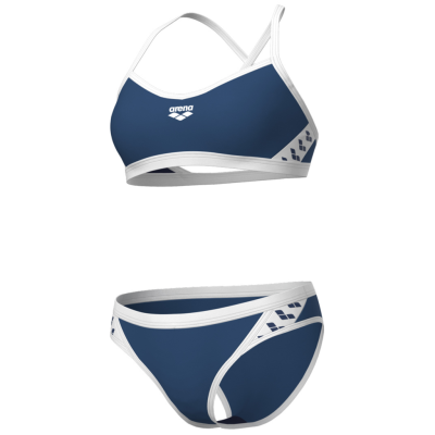 Arena W Arena Icons Bikini Cross Back Solid D 36 royal/white Damen Produktbild 1