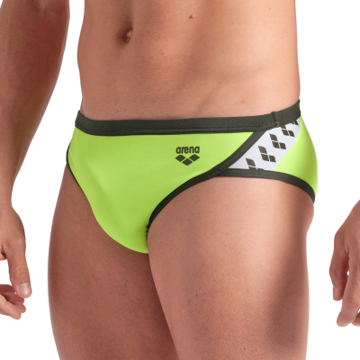 Arena M Arena Icons Swim Briefs Solid D 3 artic lime/dark sage Herren Produktbild 1