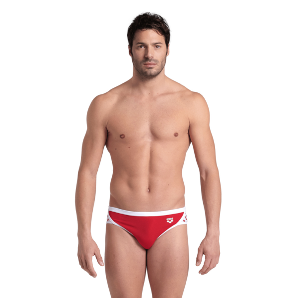 Arena M Arena Icons Swim Briefs Solid D 4 red/white Herren