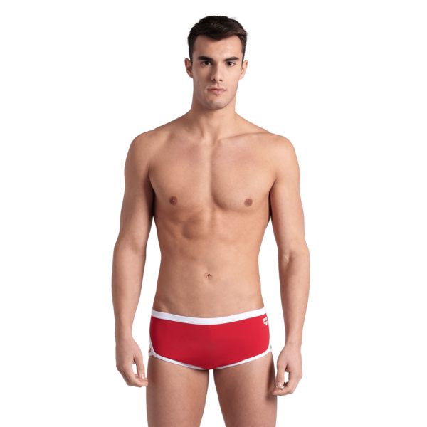 Arena M Arena Icons Swim Low Waist Short Solid D 8 red/white Herren
