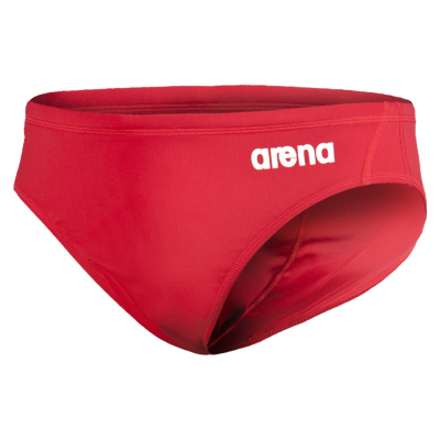 Arena M Team Swim Briefs Waterpolo Solid D 8 red/white Herren Produktbild 1