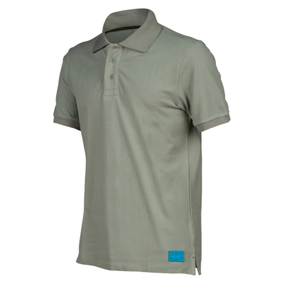 Arena M Poloshirt Solid Cotton Piquet M jade/dark olive Herren Produktbild 1