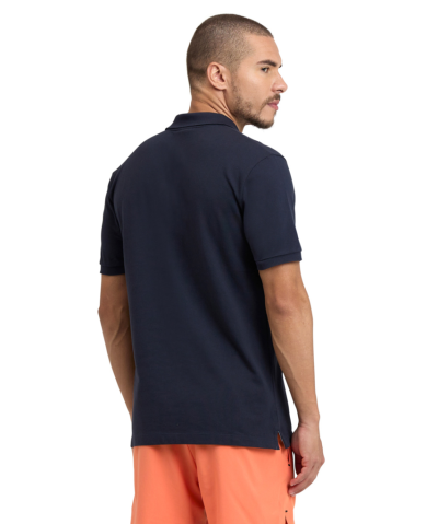 Arena M Poloshirt Solid Cotton Piquet XL navy/aqua Herren Produktbild 1