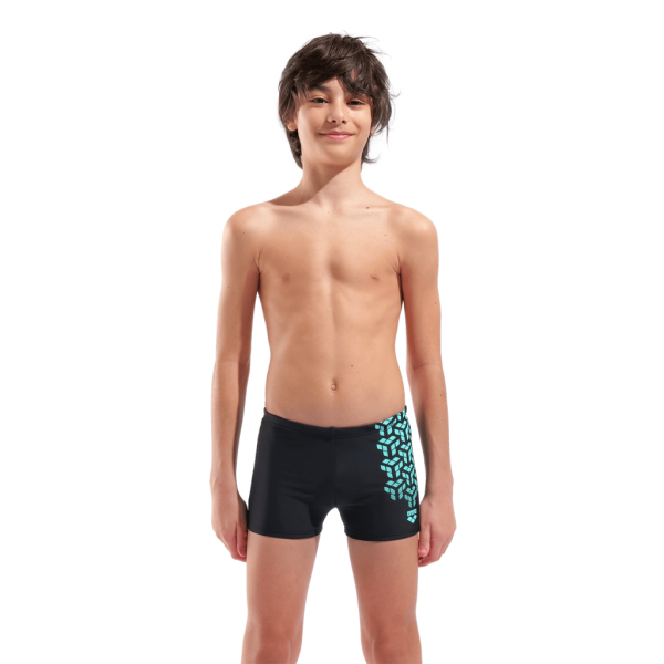 Arena B Arena Kikko V Swim Short Graphic 128 black/water Jungen