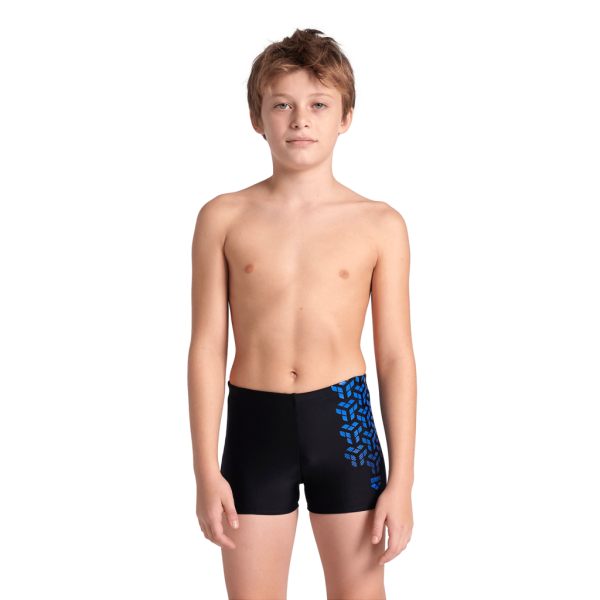 Arena B Arena Kikko V Swim Short Graphic 116 black/blue china Jungen