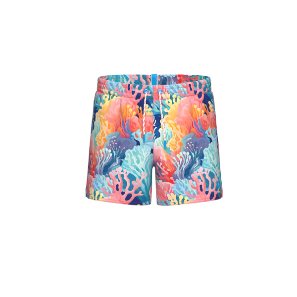 Arena M Beach Short Allover L water multi Herren