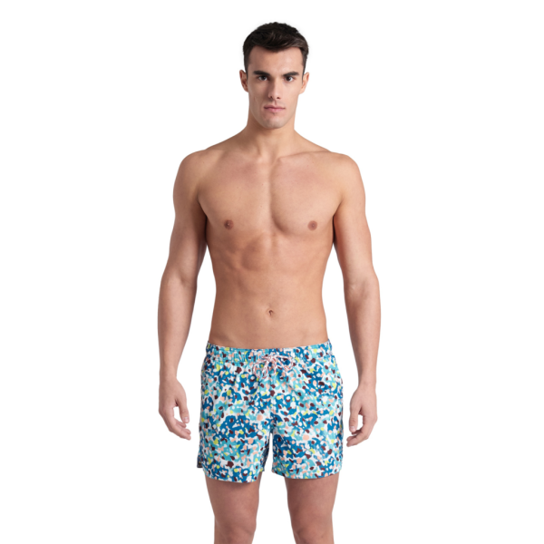 Arena M Beach Short Allover XXL water/white multi Herren