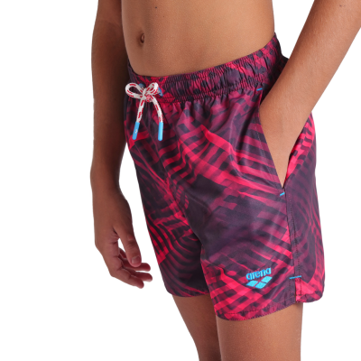 Arena B Beach Boxer Allover 140 dark purple multi Jungen Produktbild 1