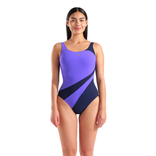 Arena W Arena Swimsuit Liliana U Back C Cup D 44 navy/violet Damen