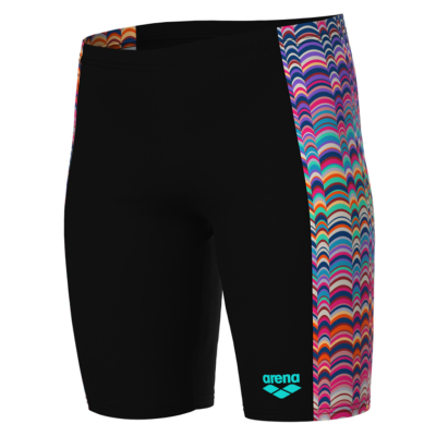 Arena B Arena Ondulation Swim Jammer 152 black/multi violet Jungen Produktbild 1
