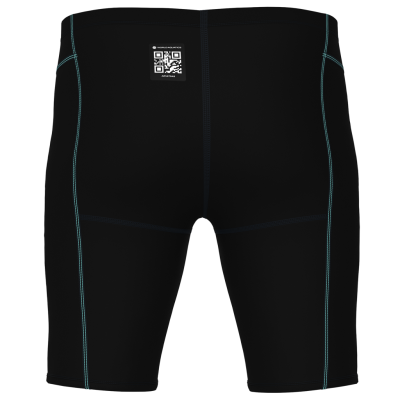 Arena M Powerskin Impulso Jammer D 1 black/teal Herren Produktbild 2