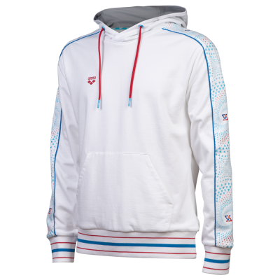 Arena Arena Fireflow Hooded Sweat Inserts L white/white multi Unisex Produktbild 1