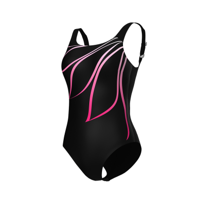 Arena W Arena Swimsuit Giorgia Squared Back C Cup D 38 black Damen Produktbild 1