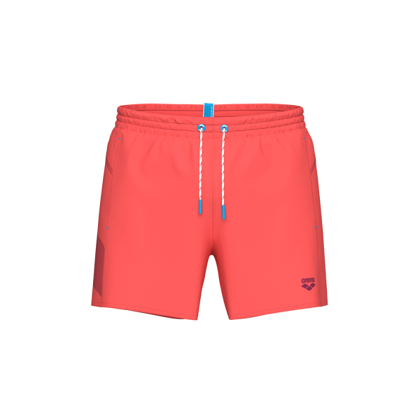 Arena M Arena Pro_File Losange Beach Short M calypso coral/dark purple Herren