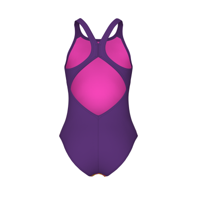 Arena G Arena Multi Colours Swimsuit V Back 128 plum multi/plum M&auml;dchen Produktbild 3
