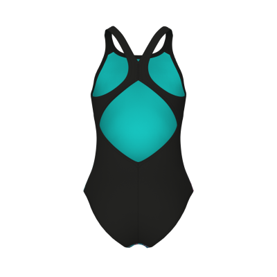 Arena G Arena Multi Colours Swimsuit V Back 116 water multi/black M&auml;dchen Produktbild 2