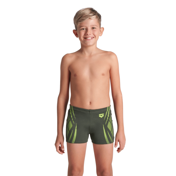 Arena B Arena Poseidonia Swim Short 152 dark sage/artic lime Jungen