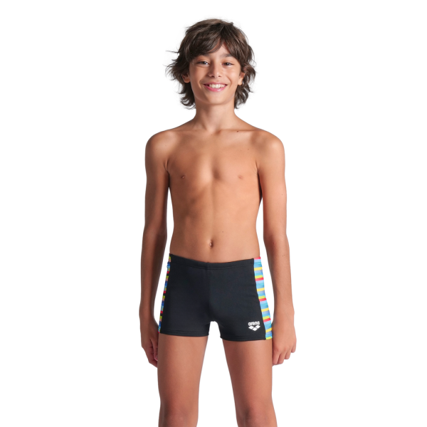 Arena B Arena Racing Stripe Swim Short 152 black/black multi Jungen