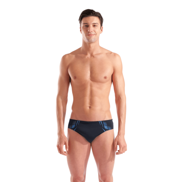 Arena M Arena Poseidonia Swim Briefs D 6 black/turquoise Herren