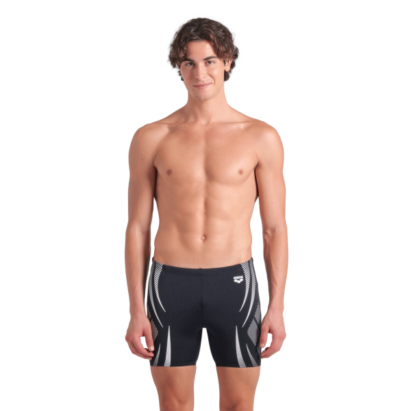 Arena M Arena Poseidonia Swim Mid Jammer D 9 black/white Herren