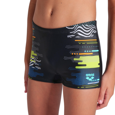 Arena B Arena Rhythm Swim Short 116 black multi/black Jungen Produktbild 1