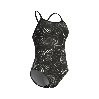 Arena W Arena Fireflow Swimsuit Lightdrop Back D 40 black/team black Damen Produktbild 1