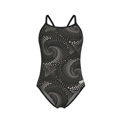 Arena W Arena Fireflow Swimsuit Lightdrop Back D 40 black/team black Damen Produktbild 2