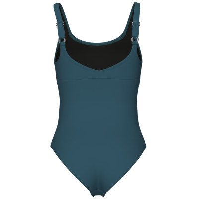 Arena W Arena Isabella Swimsuit Wing Back C D 42 mangrove/night grey Damen Produktbild 2