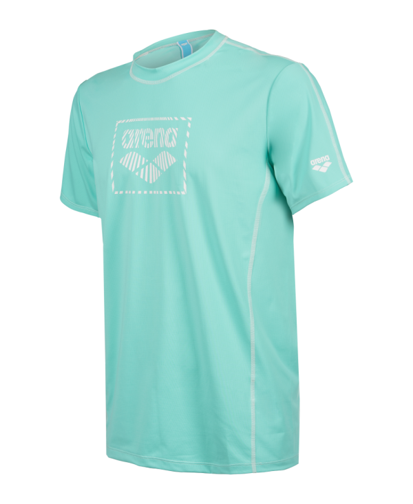 Arena M Arena S/S Swim Shirt S water Herren