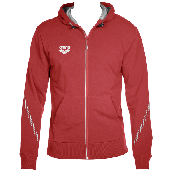 Arena Tl Hooded Jacket XS red Unisex