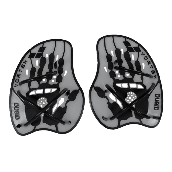 Arena Vortex Evolution Hand Paddle M silver/black Unisex