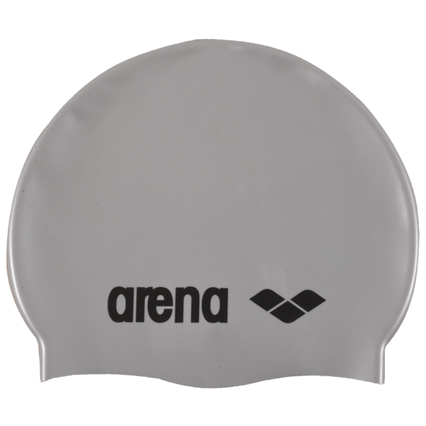 Arena Classic Silicone Cap one size silver/black Unisex
